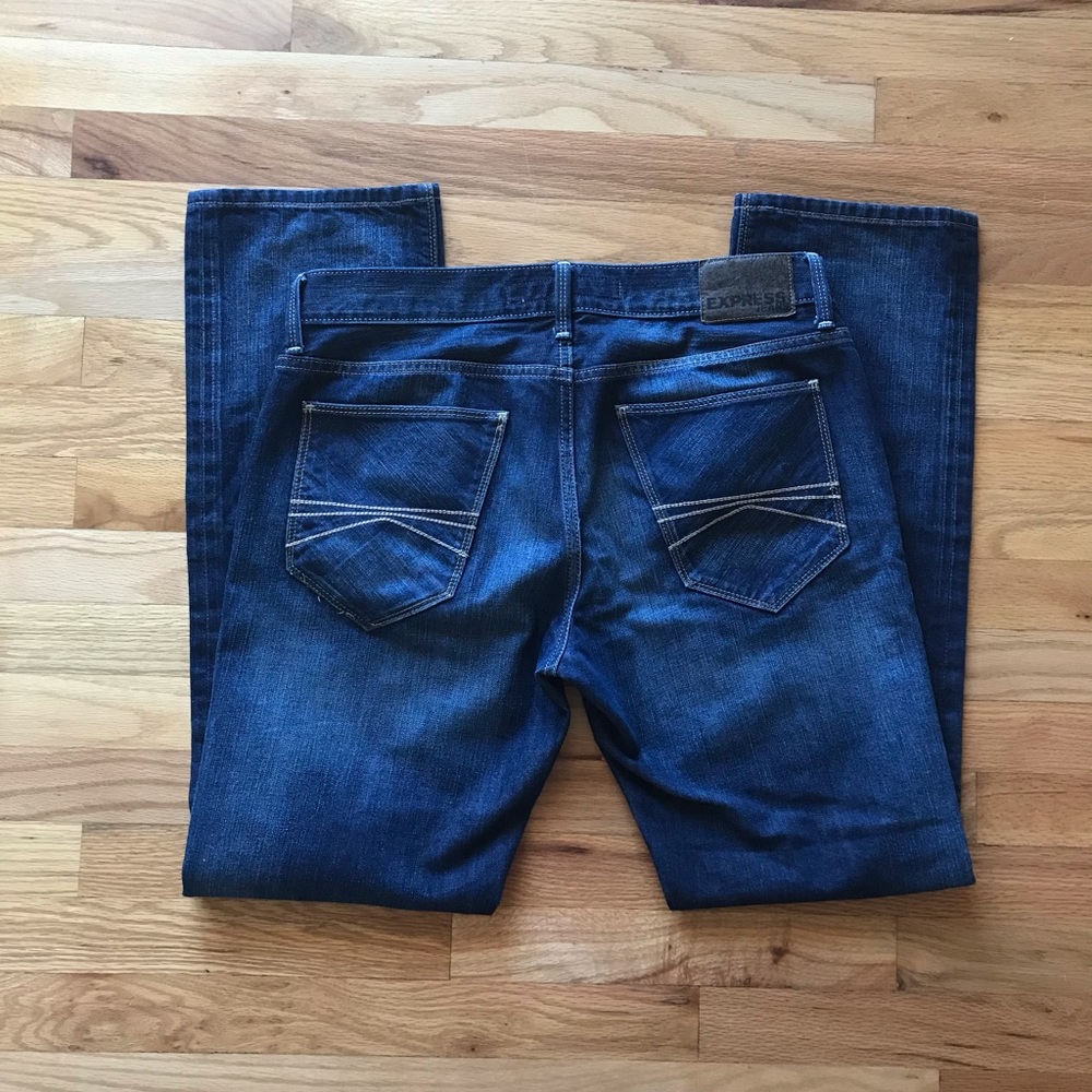 Express // Rocco Slim Fit, Straight Leg (32 x 34)